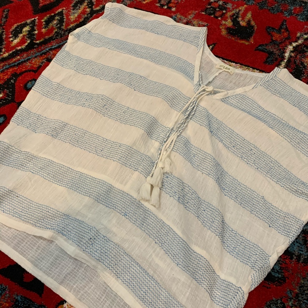 Oversized summer blouse